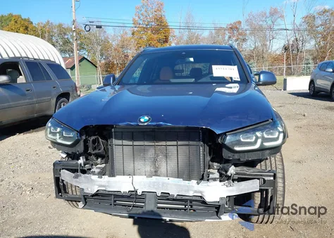 2022 BMW X3 xDrive30I from USA, damaged, VIN 5UX53DP08N9K02323